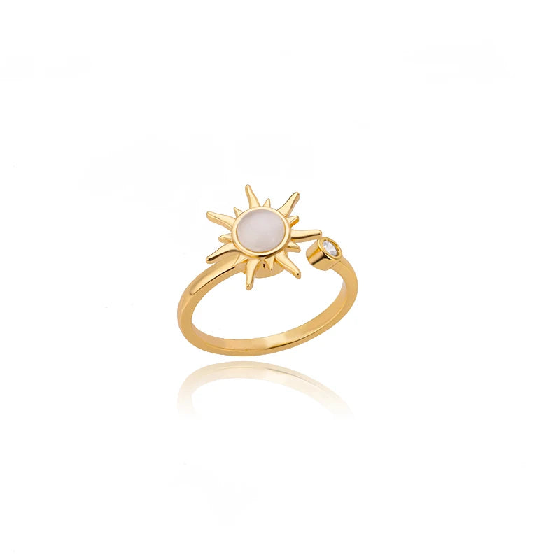 Classic Gold 316L Stainless Steel Ring for Women – Luxury, Never-Fade, Everyday Elegant Jewelry