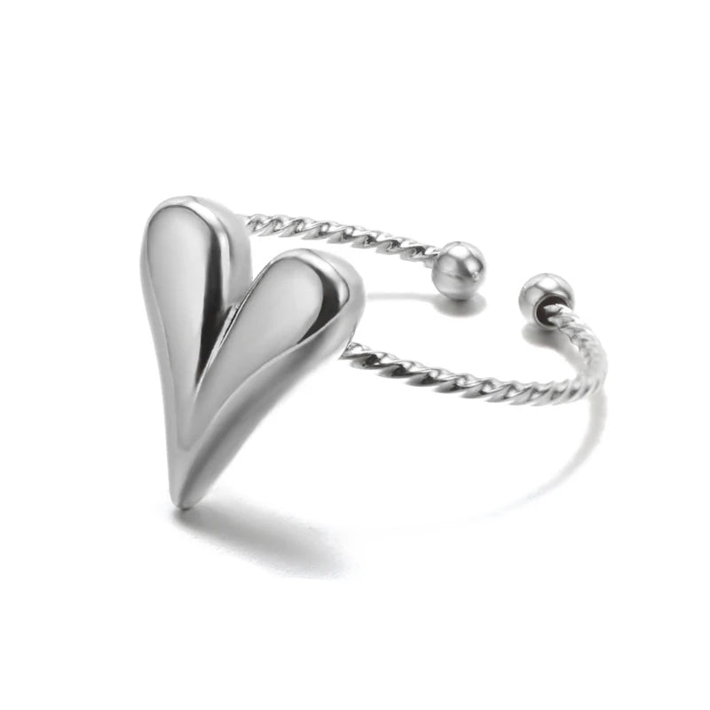 Classic Gold 316L Stainless Steel Ring for Women – Luxury, Never-Fade, Everyday Elegant Jewelry