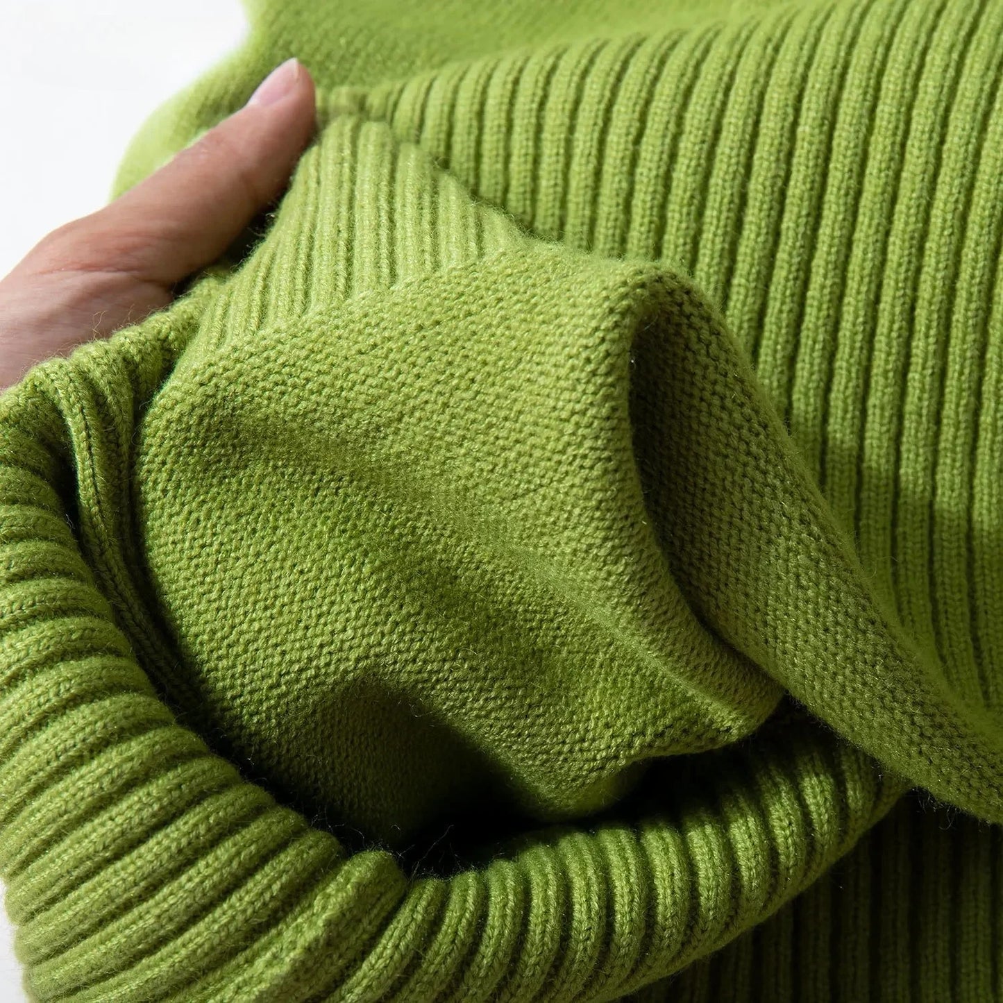Blubelle Women’s Oversized Turtleneck Sweater – Thick Warm Knit Pullover | Chic Autumn & Winter Loose Casual Jumper