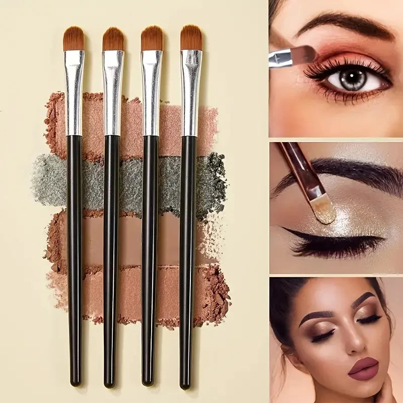 Professional Soft Makeup Brush Set – Fluffy Foundation, Powder & Eyeshadow Kabuki Brushes | Full Cosmetic Blending Kit