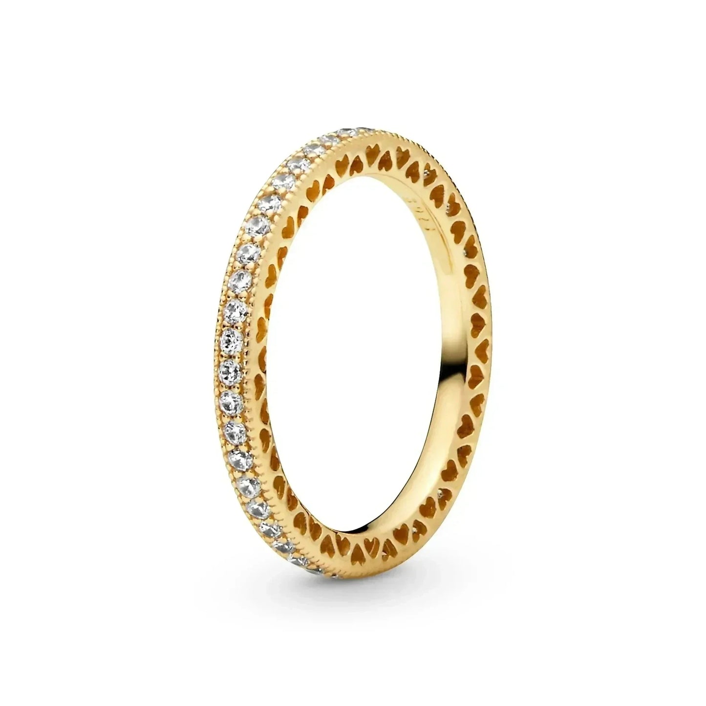 925 Sterling Silver Gold Rings for Women – Classic Luxury Styles | Elegant Shiny Charm Jewelry & Gift Collection