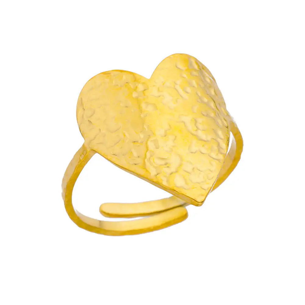 Classic Gold 316L Stainless Steel Ring for Women – Luxury, Never-Fade, Everyday Elegant Jewelry