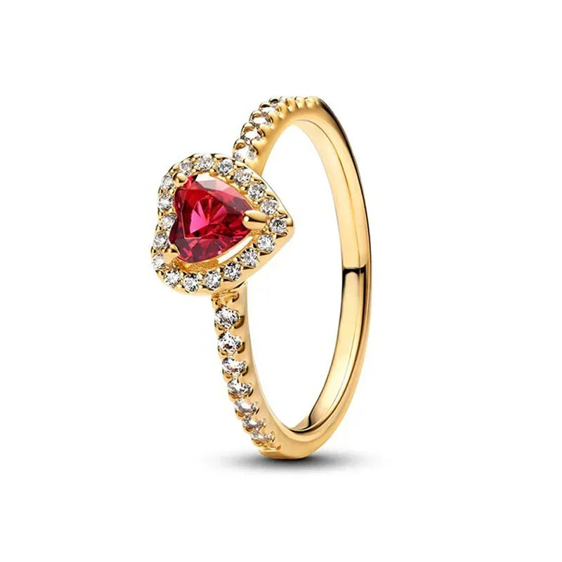 925 Sterling Silver Gold Rings for Women – Classic Luxury Styles | Elegant Shiny Charm Jewelry & Gift Collection